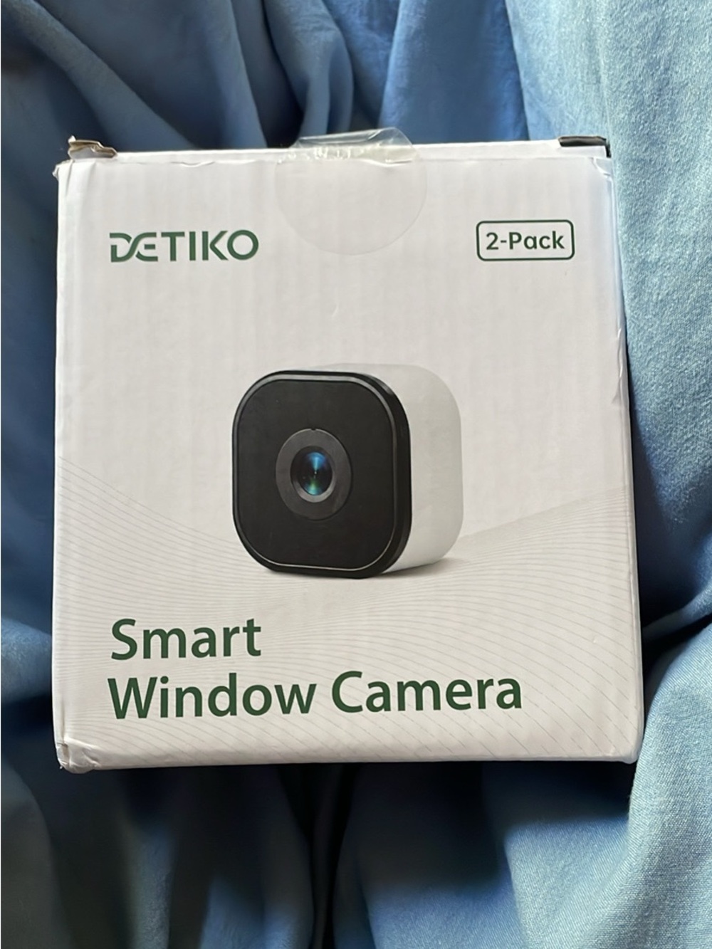 Detiko Smart Window Camera (White/Black) - 2-Pack
